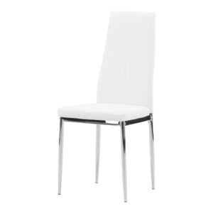 Pastill Matstol, Vit, 45 x 99 x 42