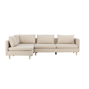 Zero 3-Sits 3-sits soffa, Beige, 195 x 83 x 295