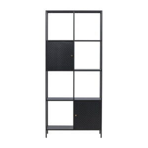 Porto Seguro Hylla, Svart, 35 x 180 x 80