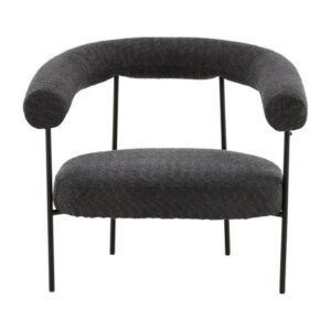 Hökåsen x Josefin Lustig Fåtölj, Mörkgrå, 81 x 76 x 88