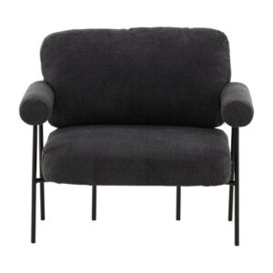 Tillberga x Josefin Lustig Fåtölj, Mörkgrå, 87 x 83 x 95