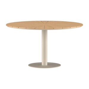 Croft Rund Matbord, Beige, ø120