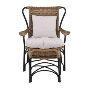 Loreto Loungestol, Svart, 88 x 99 x 120