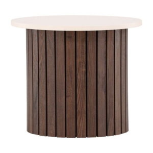 Visingsö Sidobord, Beige, ⌀52