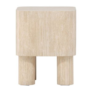 Klirou Sidobord, Beige, 40 x 40