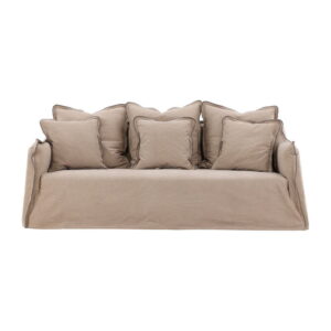 Oskarshamn 3 Sits 3-sits soffa, Brun, 99 x 87 x 210