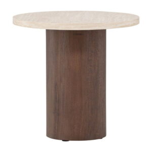 Megg Soffbord, Beige, ⌀50