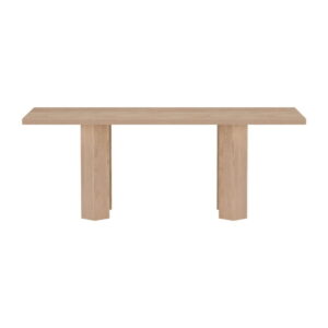 Lillehammer Rektangulärt Matbord, Natur, 200 x 90