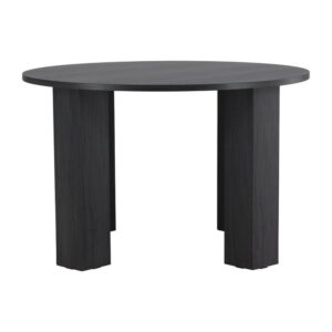 Juno Runt Matbord, Svart, ⌀120