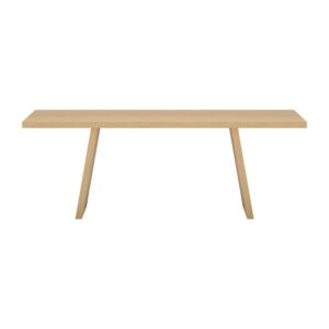 Logga Rektangulärt Matbord, Natur, 210 x 100