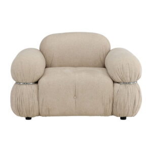Mika loungestol, Beige, 120 x 95 x 77