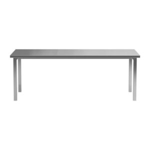 Cilo rektangulärt matbord, Silver, 210 x 95