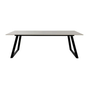 Estelle Rektangulärt Matbord, Mörkgrå, 200 x 90
