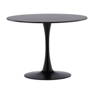 Hamden Runt Matbord, Svart, ⌀110