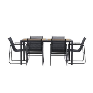 Lampedusa Matgrupp, Bord:160x90x75Sofa:60,5x52x82