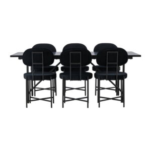 Astrid Matbord med Stella Stolarna, Table: 200 x 90