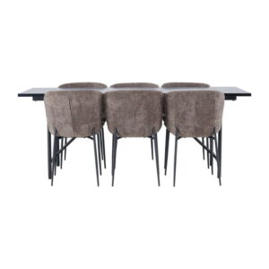 Astrid Matbord med Modesto Stolarna, Table: 200 x 90