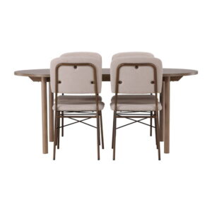 Andy Matbord med Seda Stolarna, Table: 180 x 90