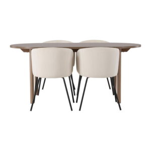 Andy Matbord med Berit Stolarna, Table: 180 x 90