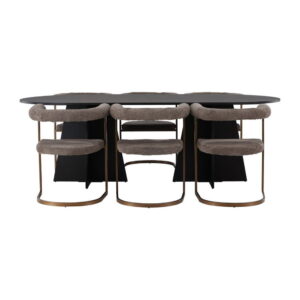 Bootcut Matbord med Morning Stolarna, Bord: 230 x 115