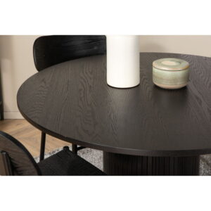 Bianca Matbord med Polly Stolarna, Table: ⌀110