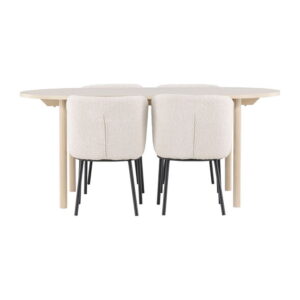 Andy Matbord med Agnes Stolarna, Table: 180 x 90