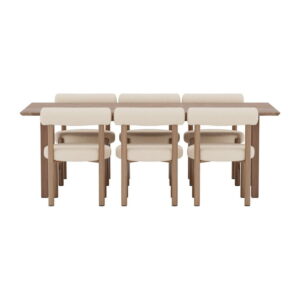 Count Matgrupp med stolarna Tillo, Bord: 75 x 220 x 100