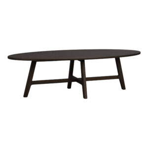 Dumbarton soffbord ovalt 146x58 brun ek