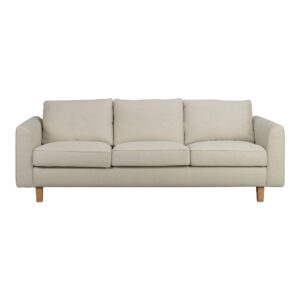 Irvine soffa 3-sits beige tyg Essence #05/ekben